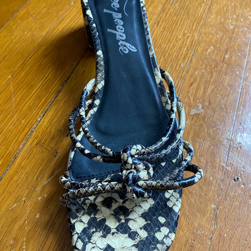 Free people sandal heels.